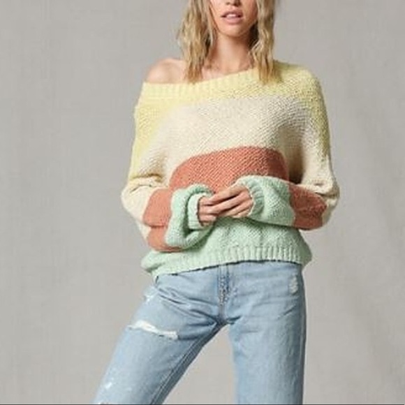 blank paige Sweaters - NWT Color Block Blank Paige Sweater